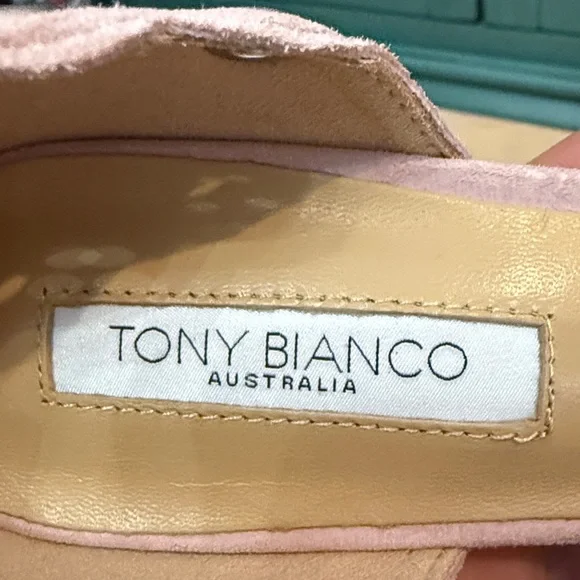 Tony Bianco Safari Pink Bow Heels with Eyelet Detail - Picture 3 of 5